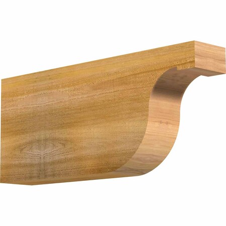 Ekena Millwork Del Monte Rough Sawn Rafter Tail, Western Red Cedar, 4"W x 10"H x 24"L RFT04X10X24DEL00RWR
